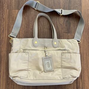 Marc by Marc Jacobs taupe diaper bag